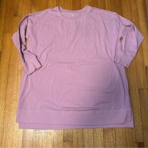 Eileen fisher Lightweight Organic Cotton Terry Crew Neck Top XLd4